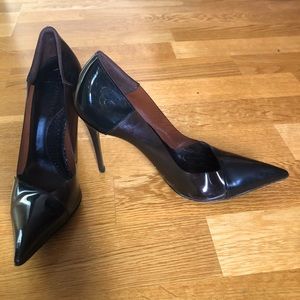Stella McCartney pvc/patent leather pump sz 36